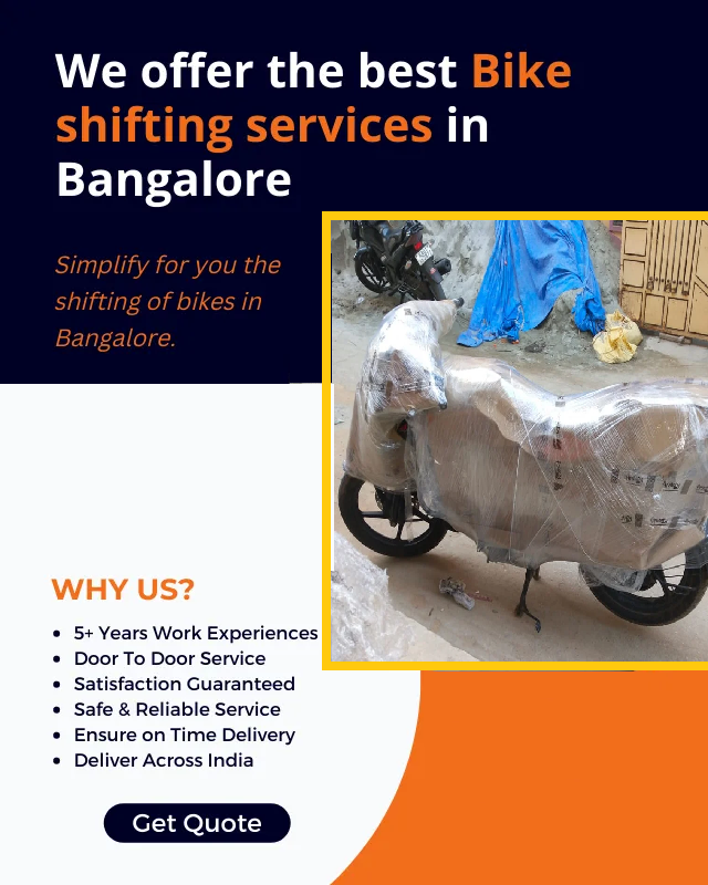 Why Bike Transport Bangalore is Best