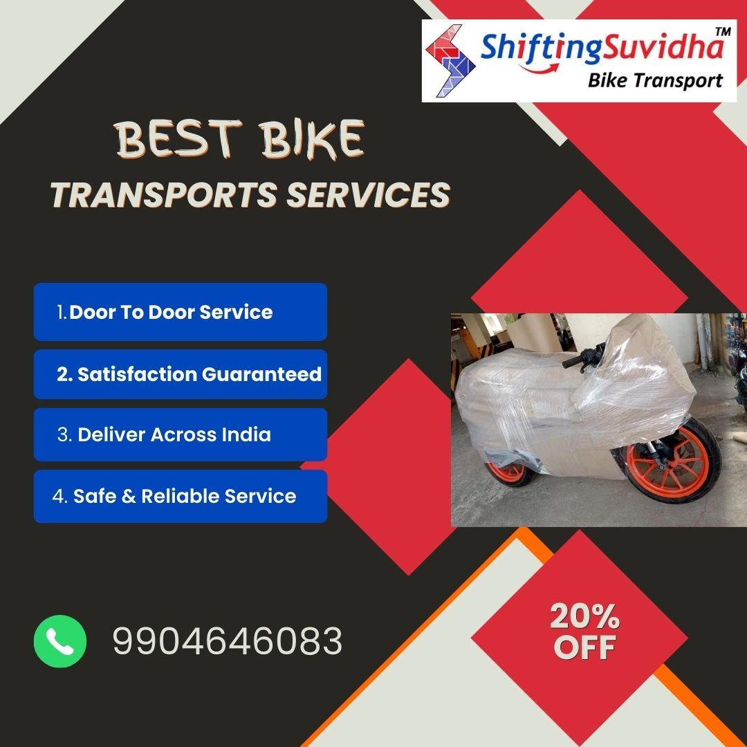 Professional Bike shifting services in Bangalore at affordable prices